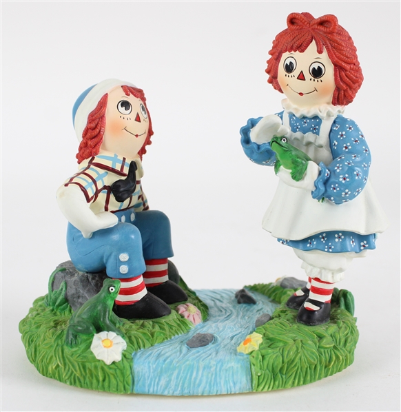 1999 Raggedy Ann & Andy Leap Frog 5" Danbury Mint Figure 