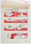 Undated Bob Clarke Mad Spy vs Spy Submarine Complete 1-Page Original 17x23 Art 