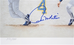 1998 Paul Molitor, Robin Yount, Jim Gantner Triumphant Trio Signed 20x28 LE Lithograph (JSA) 