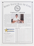 1999 Robin Yount Milwaukee Brewers HOF Signed 22x29 LE Lithograph (JSA) 