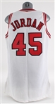 1995 Michael Jordan Chicago Bulls #45 Pro Cut Home Jersey (MEARS A5)