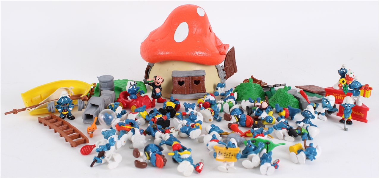 1980s Smurfs Toy Collection (Lot of 25+)