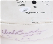 1980's-90's Chicago Bears Memorabilia Collection - Lot of 4 w/ Dick Butkus & Gale Sayers Dual Signed Football, Jim McMahon Signed Football & More (JSA)