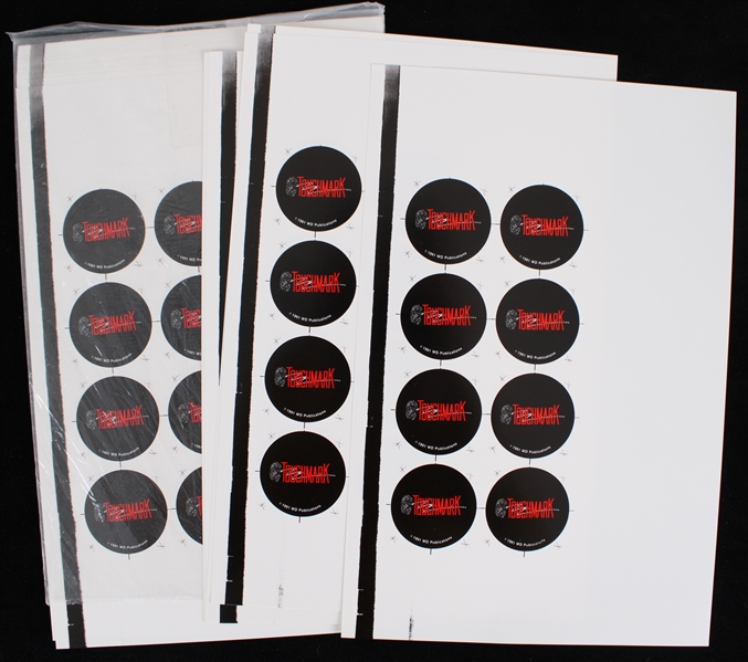 1991 Touchmark 8"x13" Original Pinback Button Proof Sheets (Lot of 20+)