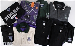 1990s Milwaukee Bucks Player Issued Pre Game Shirts, Coach Bags & more (Lot of 15)
