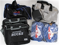 1990s Milwaukee Bucks Player Issued Pre Game Shirts, Coach Bags & more (Lot of 15)
