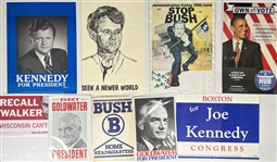 1960s-2017 Presidential Campaign 22x28 Broadsides w/ JFK, LBJ, Obama & more (Lot of 70+)