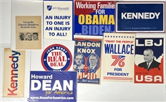 1960s-2017 Presidential Campaign 22x28 Broadsides w/ JFK, LBJ, Obama & more (Lot of 70+)