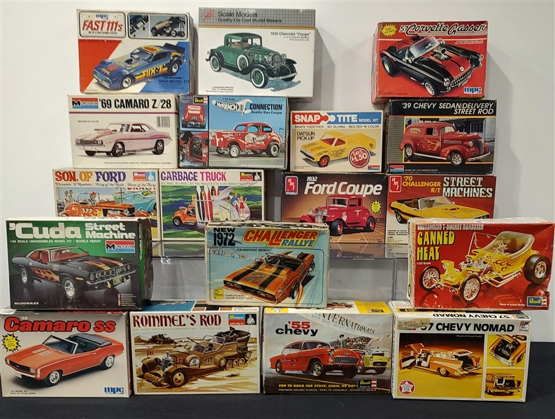 1980s-90s Model Car Collection (Lot of 18)