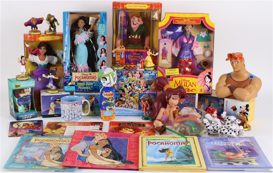 1990s-2010s Disney Figures, Mugs & more (Lot of 30+)