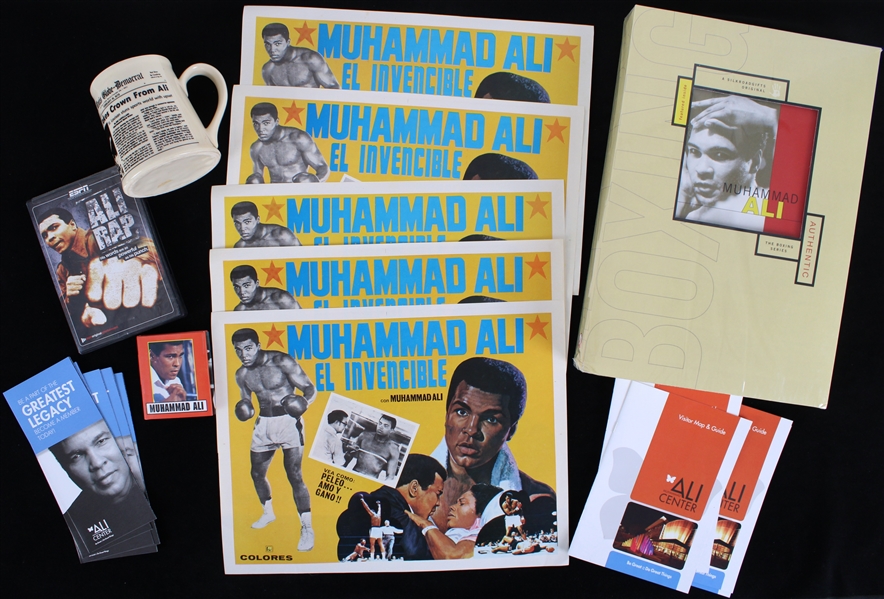 1970s-2010s Muhammad Ali Authentic Boxing Series, Stein & more (Lot of 14)