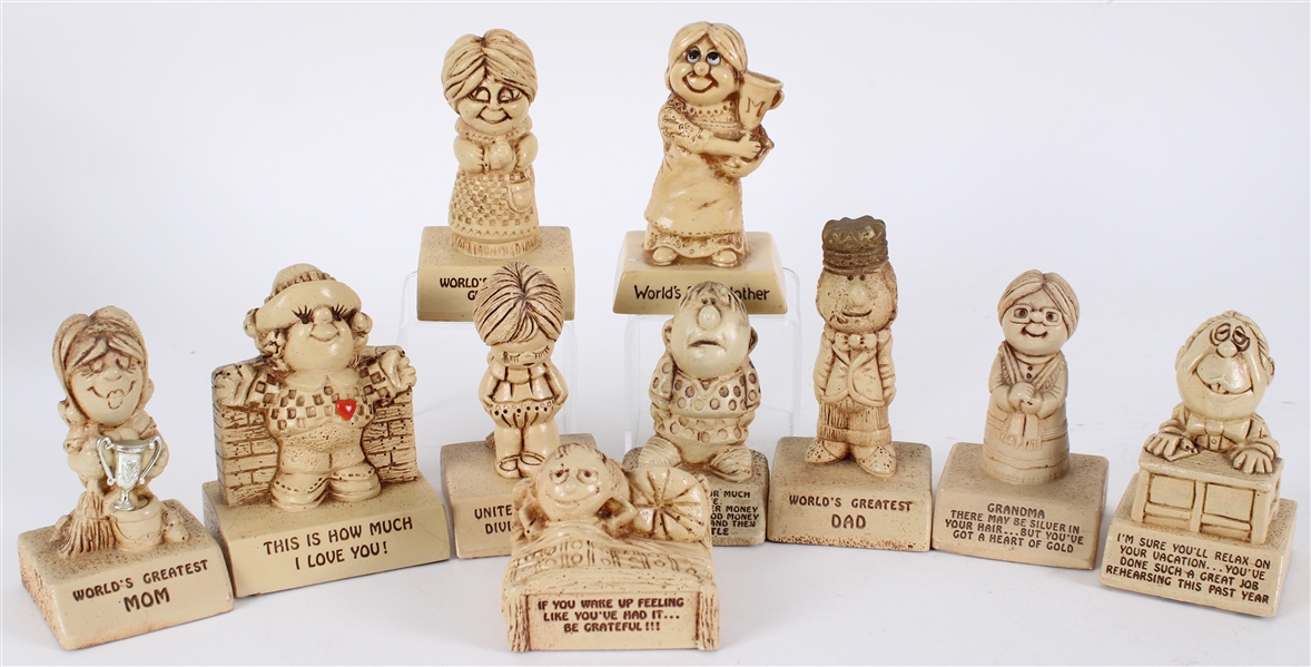 1970s Paula Resin Statues 3" to 5" (Lot of 10)
