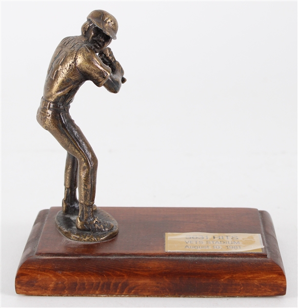 1981 Pete Rose Cincinnati Reds 3631 Hits 5.5" Statue 