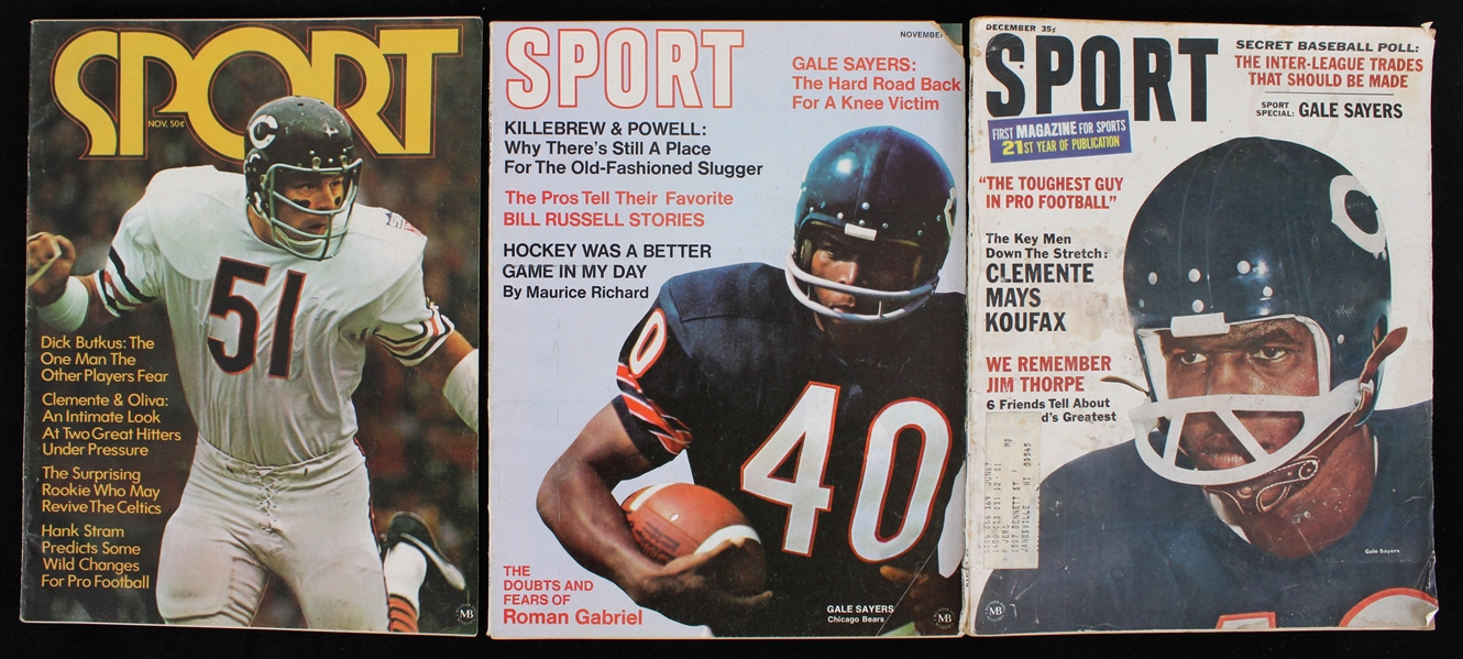 1966-70 Sport Magazines (Lot of 3)