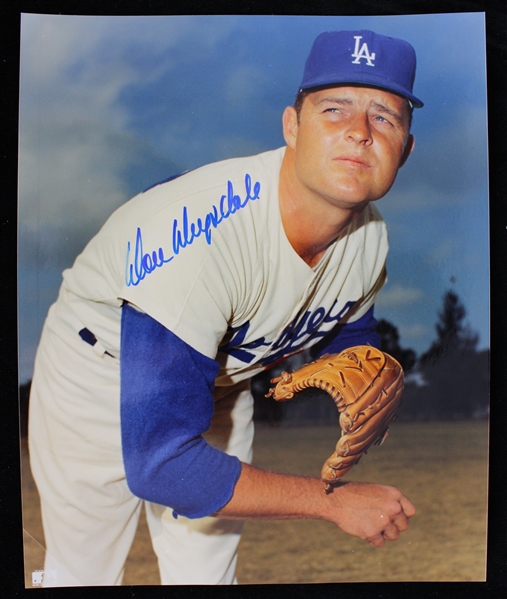 1956-69 Don Drysdale LA Dodgers Signed 8" x 10" Photo (JSA)