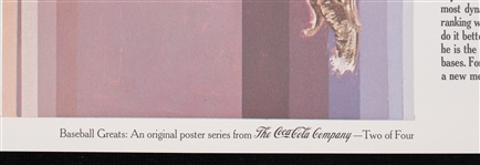 1979 Willie Mays San Francisco Giants 18x24 Baseball Greats Coca Cola Prints (Lot of 9)  