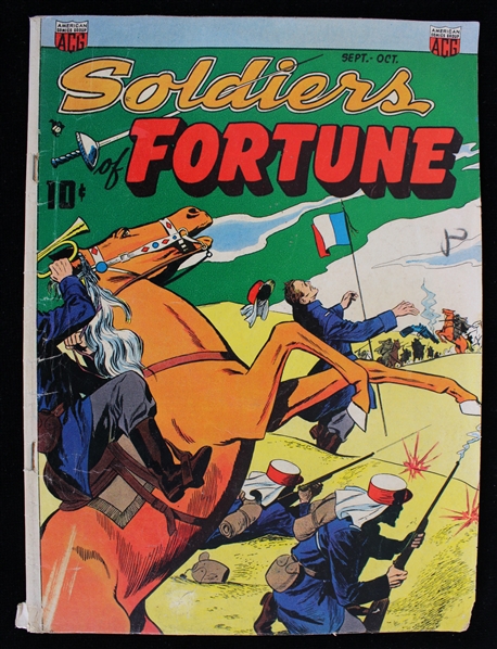 1951 Soldiers of Fortune Sept-Oct Comic Creation Publishing Corp