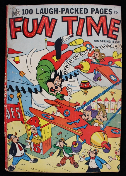 1953 Fun Time Big Spring Issue Junior Books Inc 