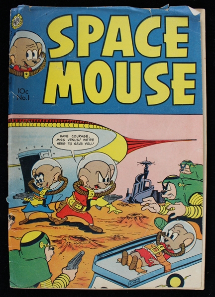 1953 Space Mouse Vol 1 No 1 Comic Avon Periodicals Inc 