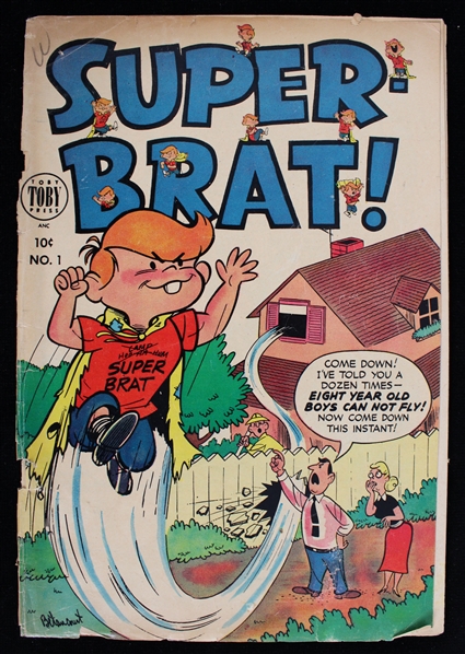 1954 Super Brat No 1 Comic Toby Press Inc.
