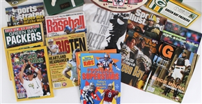 1990s-2010s Green Bay Packers Programs, Magazines, Figures & more (Lot of 48)