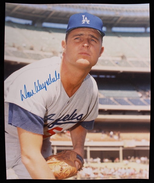 1956-69 Don Drysdale LA Dodgers Signed 8" x 10" Photo (JSA)