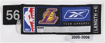 2005-2006 Kobe Bryant Los Angeles Lakers Game Jersey (MEARS Auction LOA)