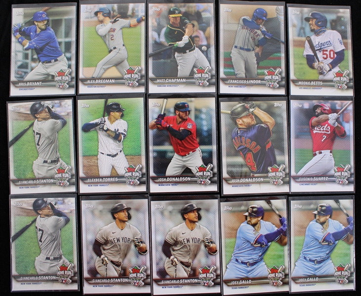 2021 Topps Homerun Challenge Cards w/ Mookie Betts, Giancarlo Stanton & more (Lot of 15)