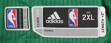 2013-14 Brandon Bass Boston Celtics Game Worn Alternate Jersey (MEARS LOA)