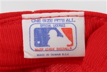 1980's Cincinnati Reds Adjustable Caps - Lot of 3