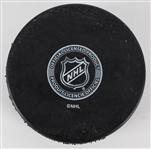 2000's Bobby Hull Chicago Blackhawks Signed & Inscribed Hockey Puck (JSA)