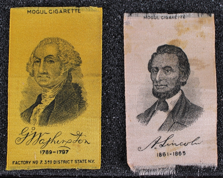 1910 Mogul Cigarette 2"x3" Presidential Silks (Lot of 4)