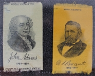 1910 Mogul Cigarette 2x3 Presidential Silks (Lot of 4)