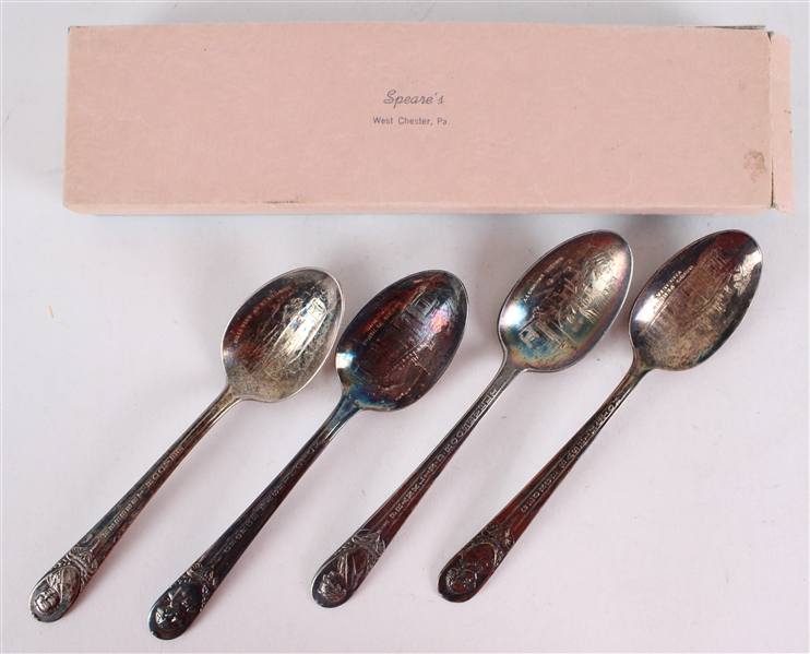 Vintage Spears Cutlery Presidential Spoons (Lot of 4)