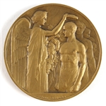1924 Paris Olympic High-Grade 2 1/4 Participation Medal from the Chariots of Fire & Johnny Weissmuller Games