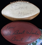 1970's-90's Green Bay Packers Signed Items - Lot of 6 w/ Bart Starr Football, Paul Hornung Football, Desmond Howard SBXXXI Program & More (JSA)