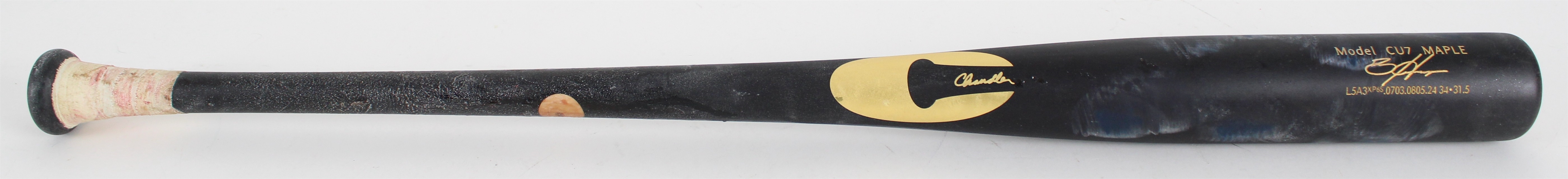 2024 Bryce Harper Philadelphia Phillies Chandler Professional Model Game Used Bat (MEARS A8)