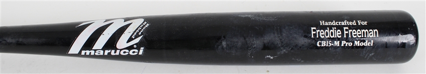 2018-21 Freddie Freeman Atlanta Braves Marucci Professional Model Game Used Bat (MEARS A8)