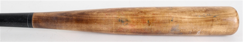 2022 Brandon Nimmo New York Mets Marucci Professional Model Game Used Bat (MEARS A10)