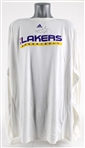 2010-11 Kobe Bryant Los Angeles Lakers Practice Shirt w/ Clubhouse Signature (MEARS LOA)