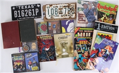 Vintage License Plates, Coins, Currency & more (Lot of 80+)