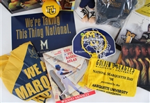 1970s-2000s Marquette University Basketball Books, Bobbleheads & more (Lot of 18)