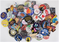 1980s-90s Pinback Button Collection (Lot of 100+)