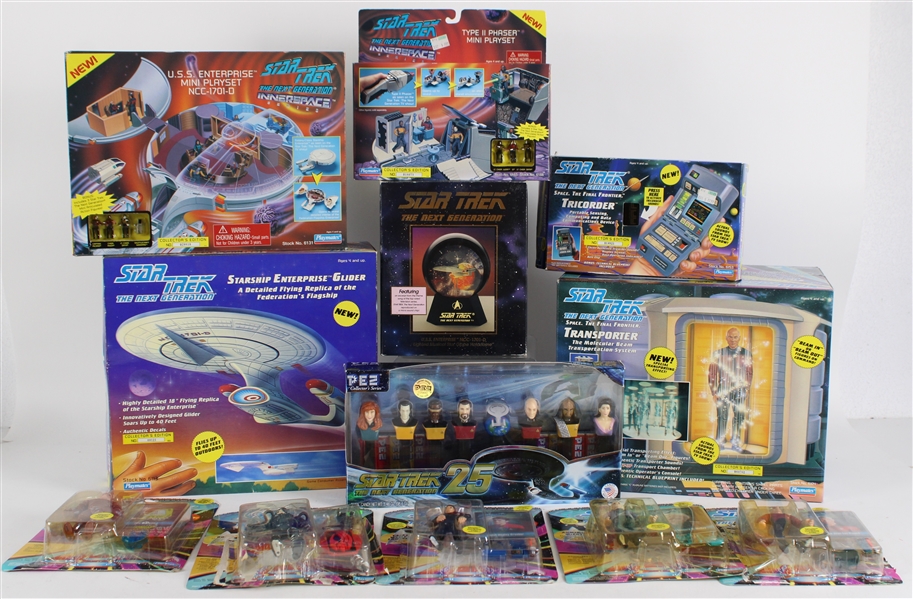 1990s Star Trek The Next Generation Toys (Lot of 12)