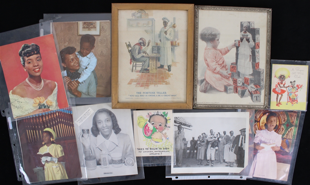 1910-50s Black Americana 8"x10" Framed Ads & Photos (Lot of 10)