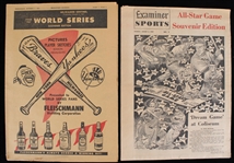 1957-59 Examiner Sports All Star Game Edition & MKE Sentinel World Series Edition 