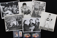 1930s-90s Boxing & Wrestling 8x10 Photos, Press Photos, Correspondence & more (Lot of 100+)