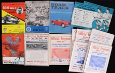 1940s-60s Milwaukee State Fair Auto Racing Programs, Road America Yearbook & more (Lot of 27)