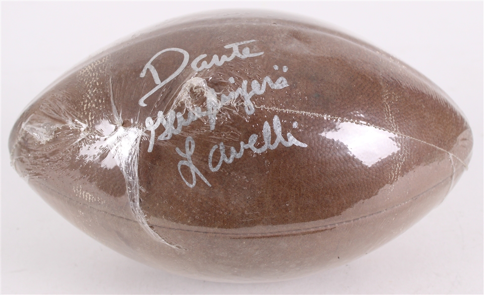1970s Dante "Gluefingers" Lavelli Cleveland Browns Signed Wilson TD Intercollegiate Football (JSA)