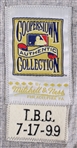 1999 John Olerud New York Mets Game Worn 1969 Throwback Road Jersey (MEARS A10 / Devil Rays LOA)
